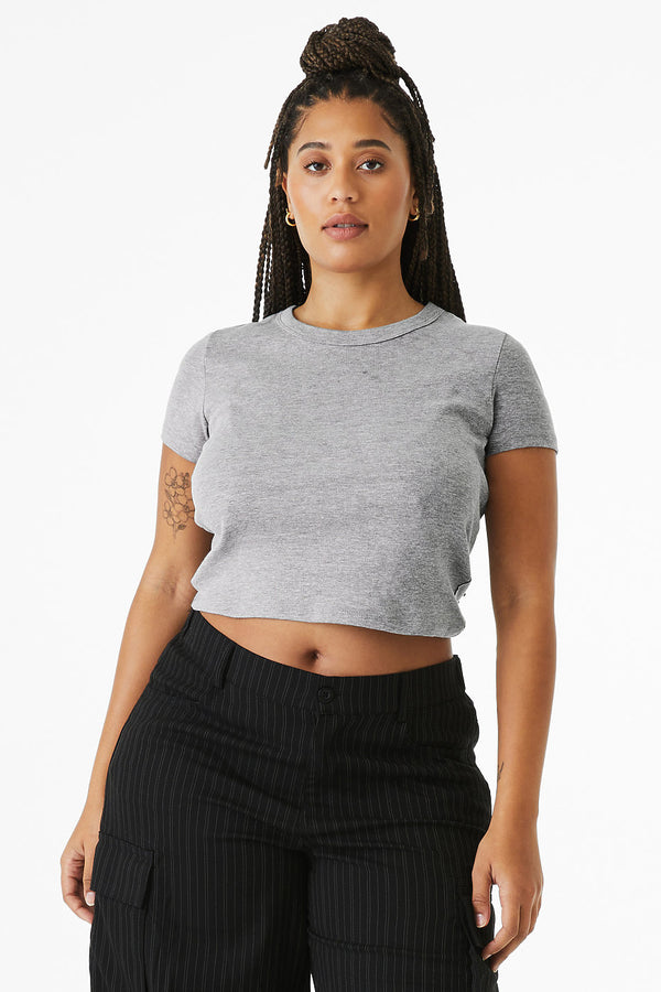 Women's Micro Rib Baby Tee Bella+Canvas 1010