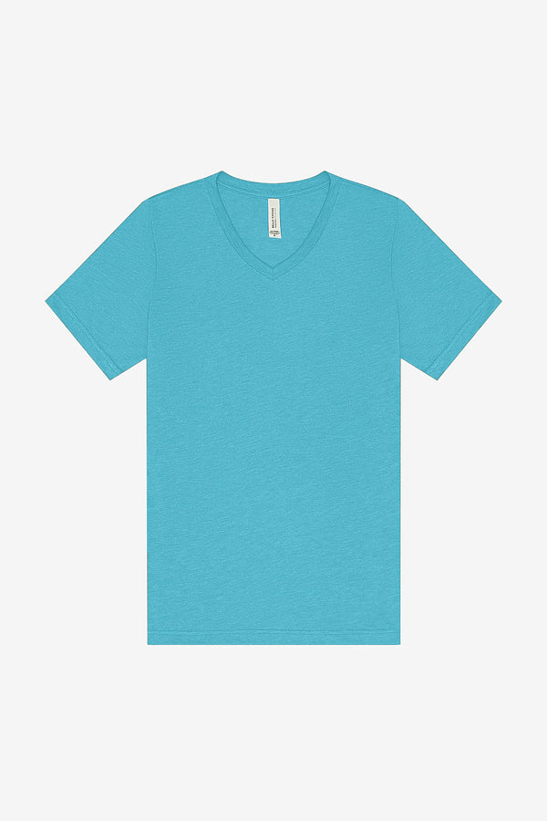Unisex Triblend Short Sleeve V-Neck Tee Bella+Canvas  3415 LARGE, X-LARGE, & XX-LARGE