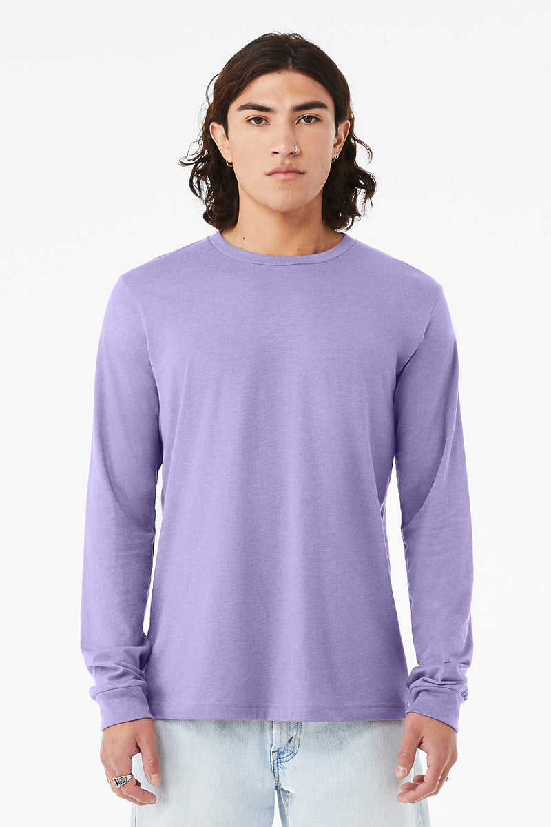 Unisex Heather CVC Long Sleeve Tee  Bella+Canvas  3501CVC  3-XL & 4-XL