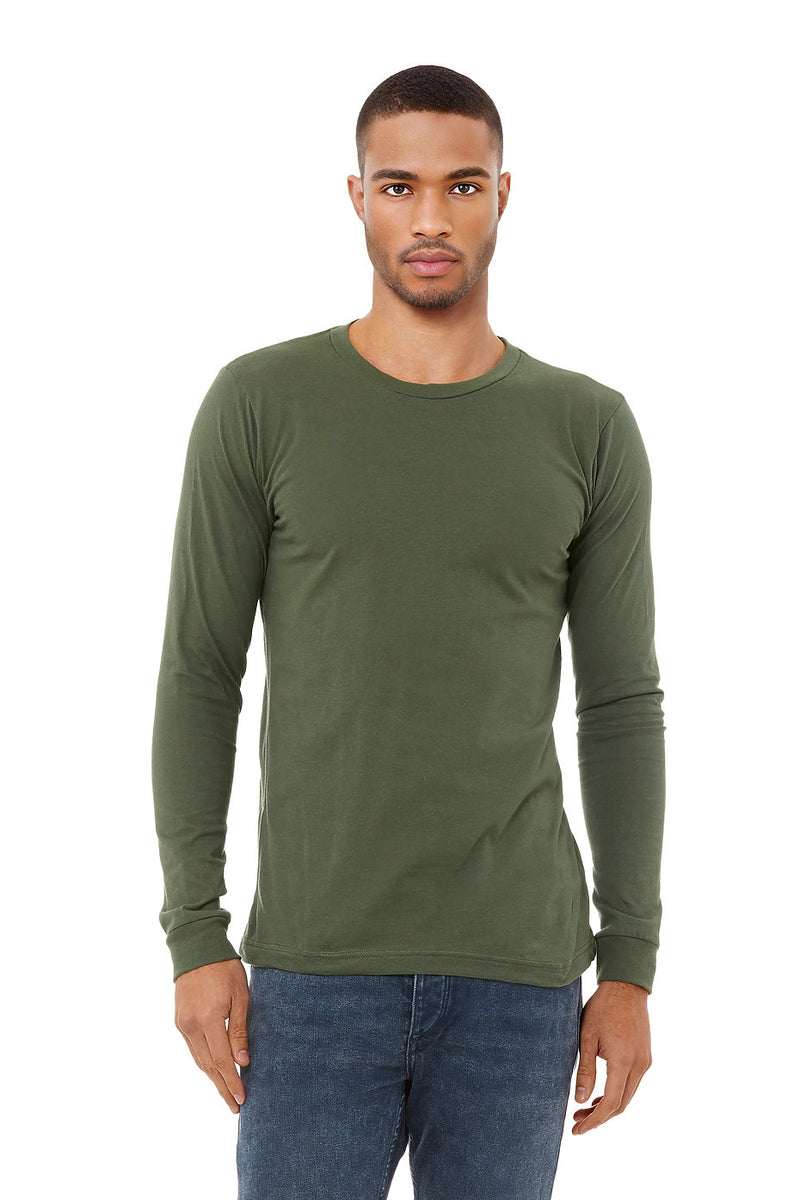 Unisex Jersey Long Sleeve Tee  Bella+Canvas  3501  X-LARGE & XX-LARGE
