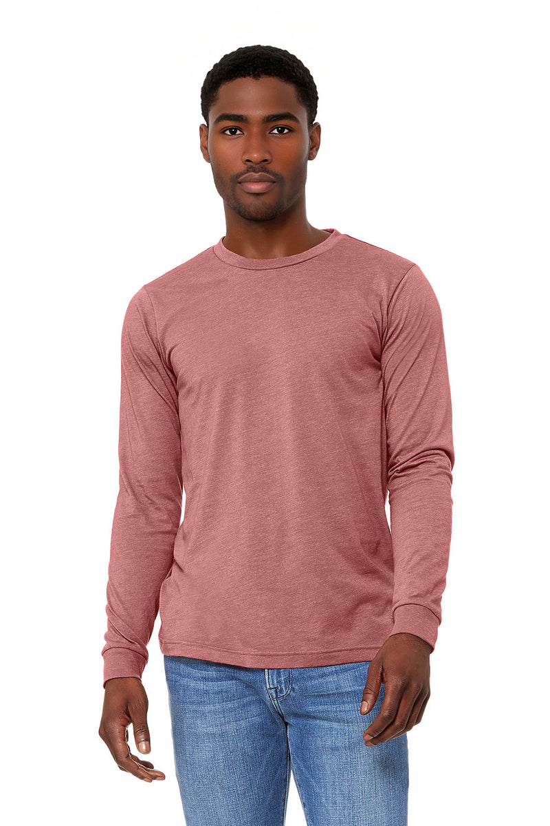 Unisex Heather CVC Long Sleeve Tee  Bella+Canvas  3501CVC  3-XL & 4-XL