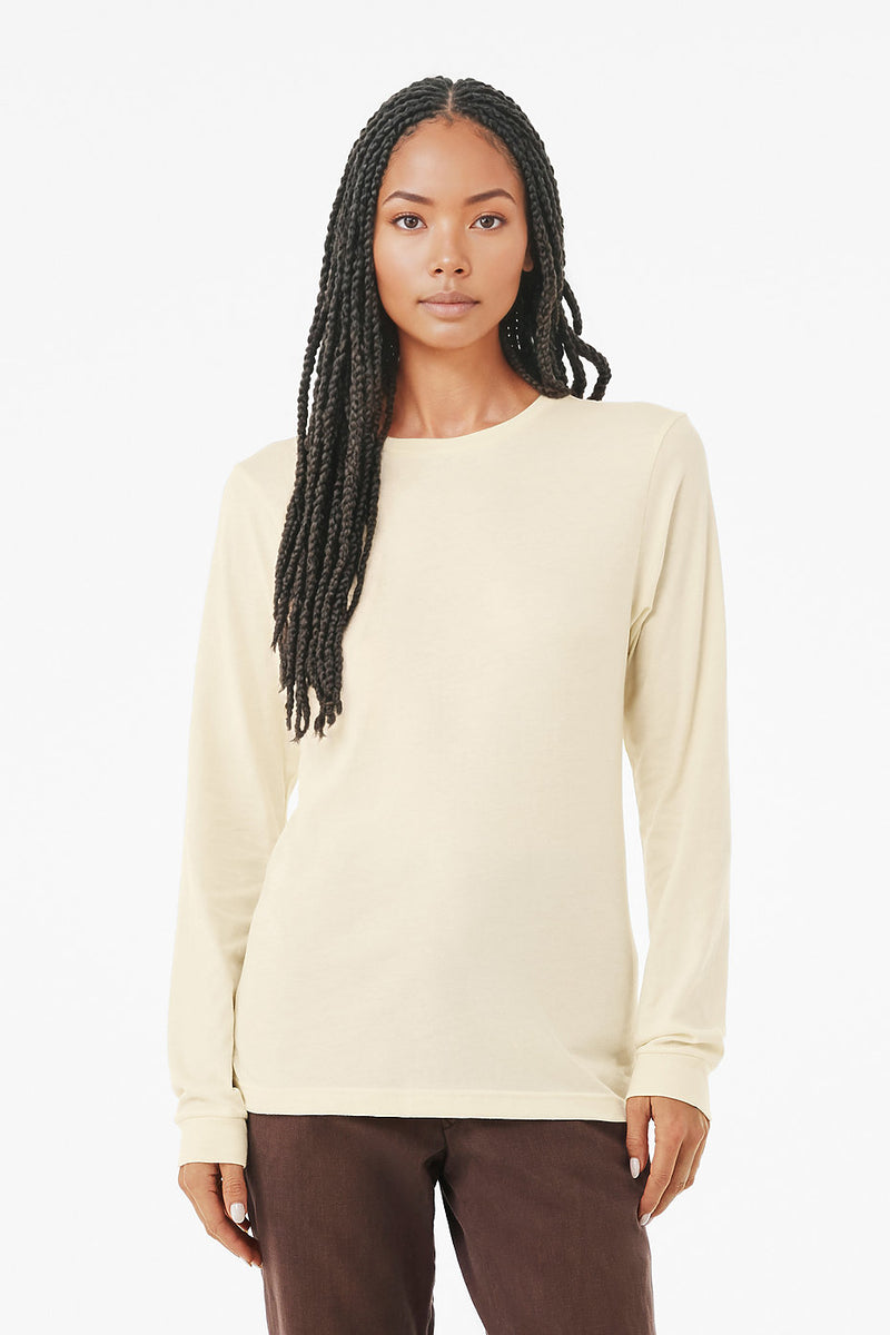Unisex Heather CVC Long Sleeve Tee  Bella+Canvas  3501CVC  3-XL & 4-XL
