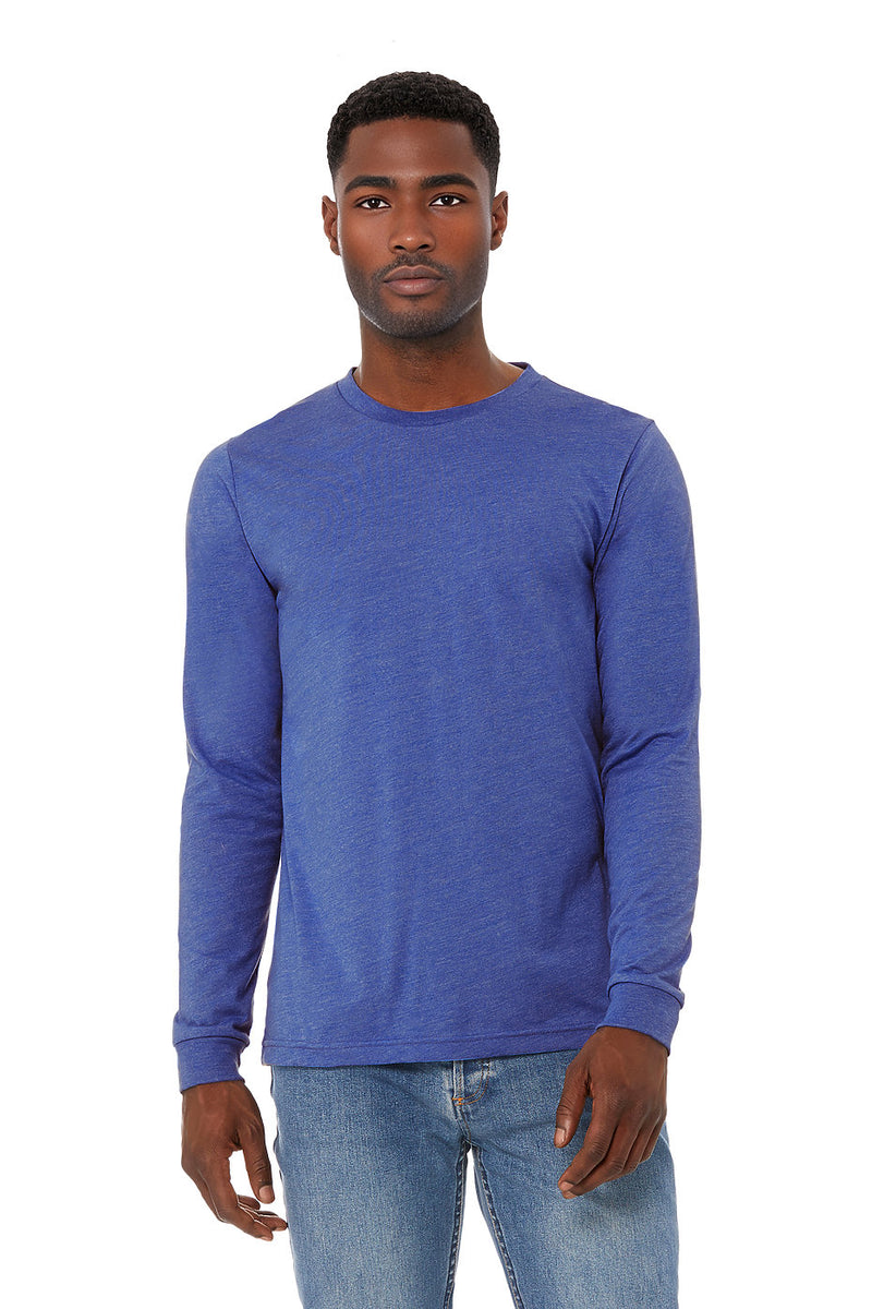 Unisex Heather CVC Long Sleeve Tee  Bella+Canvas  3501CVC  3-XL & 4-XL