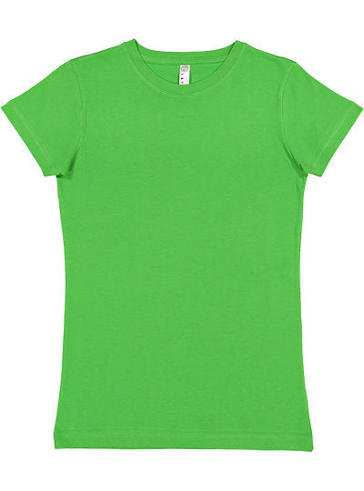 Women's Fitted Fine Jersey Tee  LAT  3616