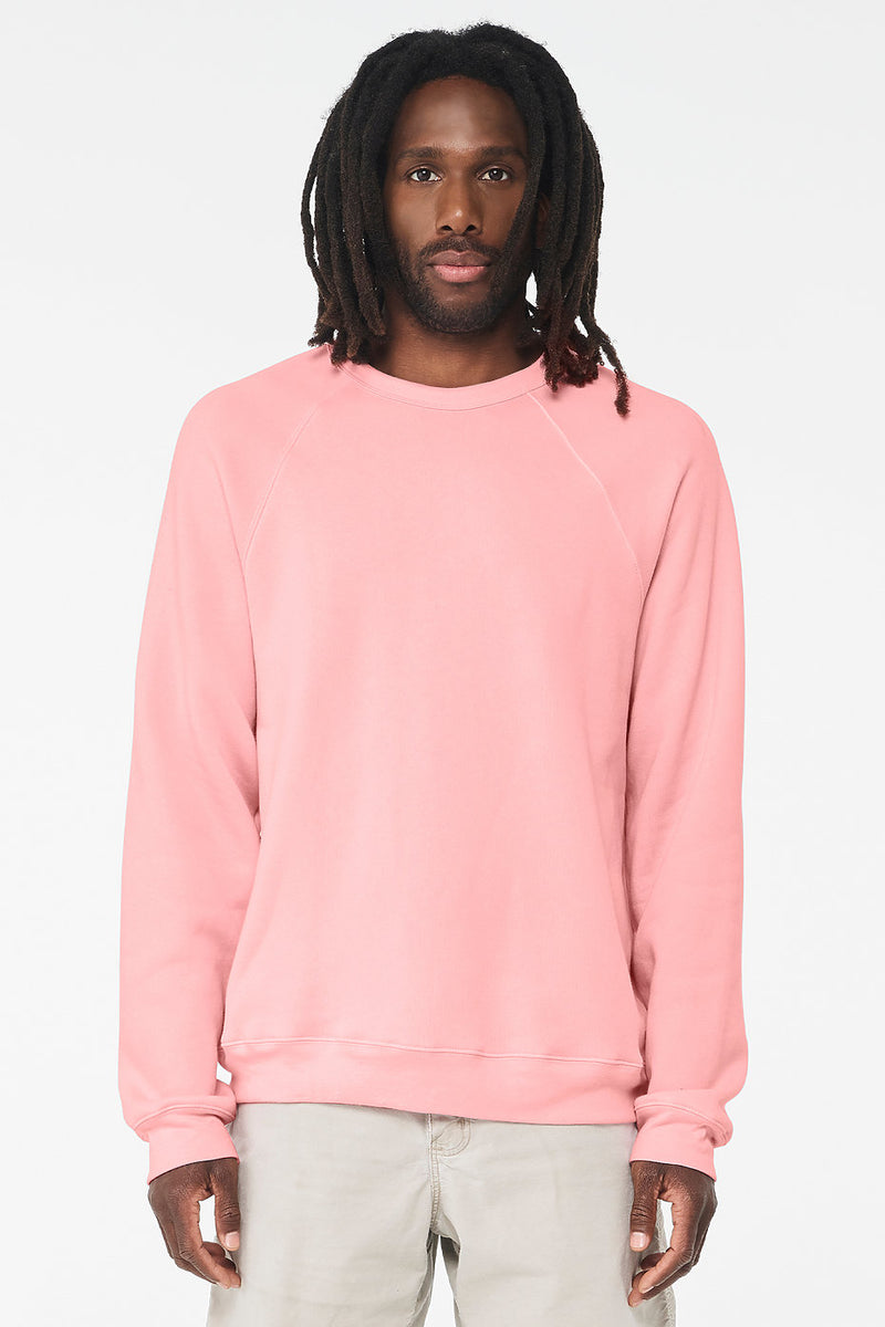 Unisex Sponge Fleece Raglan Sweatshirt Bella+Canvas 3901  SMALL & MEDIUM