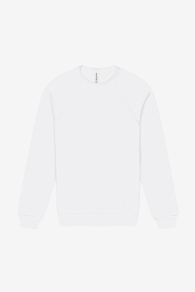 Unisex Sponge Fleece Raglan Sweatshirt Bella+Canvas 3901  SMALL & MEDIUM