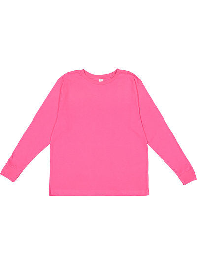 Youth Long Sleeve Fine Jersey Tee  LAT  6201  YOUTH X-LARGE