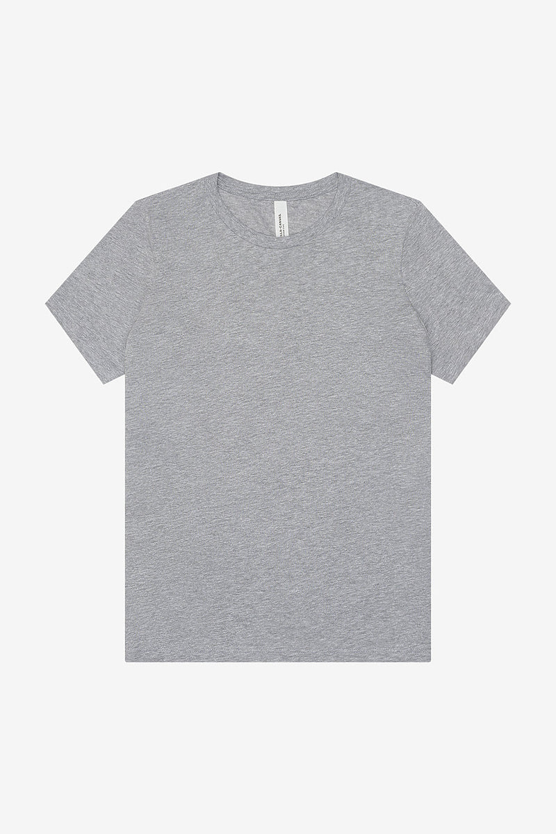 Women's Relaxed Heather CVC Short Sleeve Tee 6400 CVC L & XL