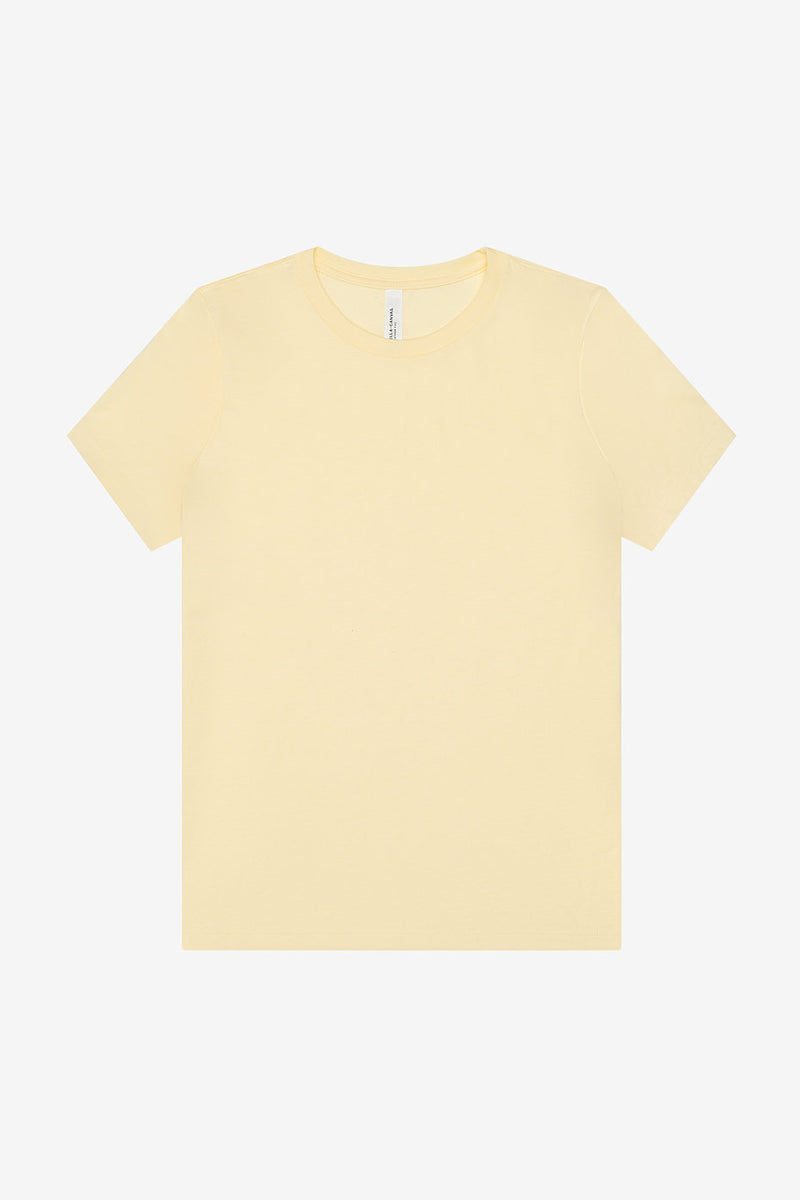 Women's Relaxed Heather CVC Short Sleeve Tee 6400 CVC L & XL