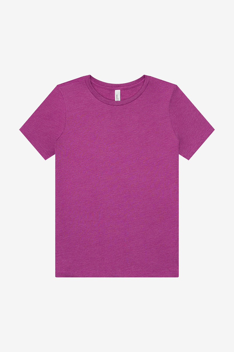 Women's Relaxed Heather CVC Short Sleeve Tee 6400 CVC L & XL