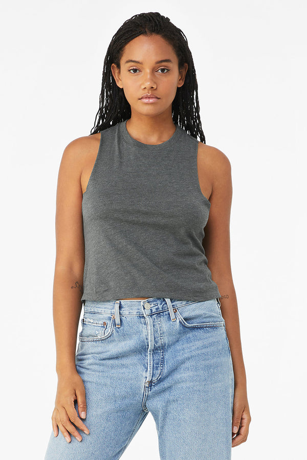 Women's Racerback Cropped Tank Bella+Canvas  6682