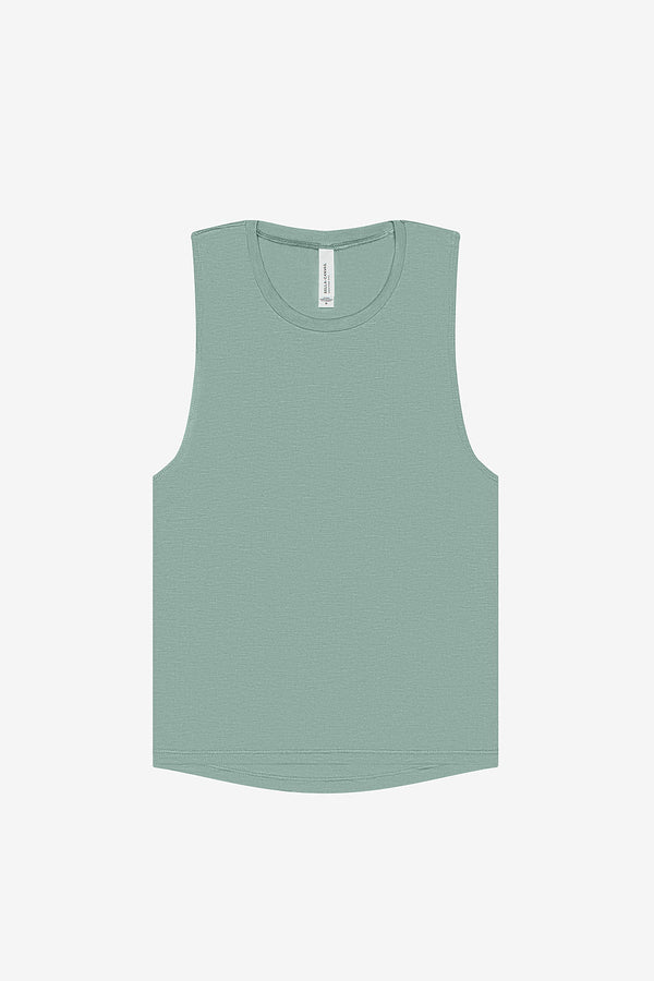 Womens Flowy Scoop Muscle Tank Bella+Canvas 8803 XL & 2XL